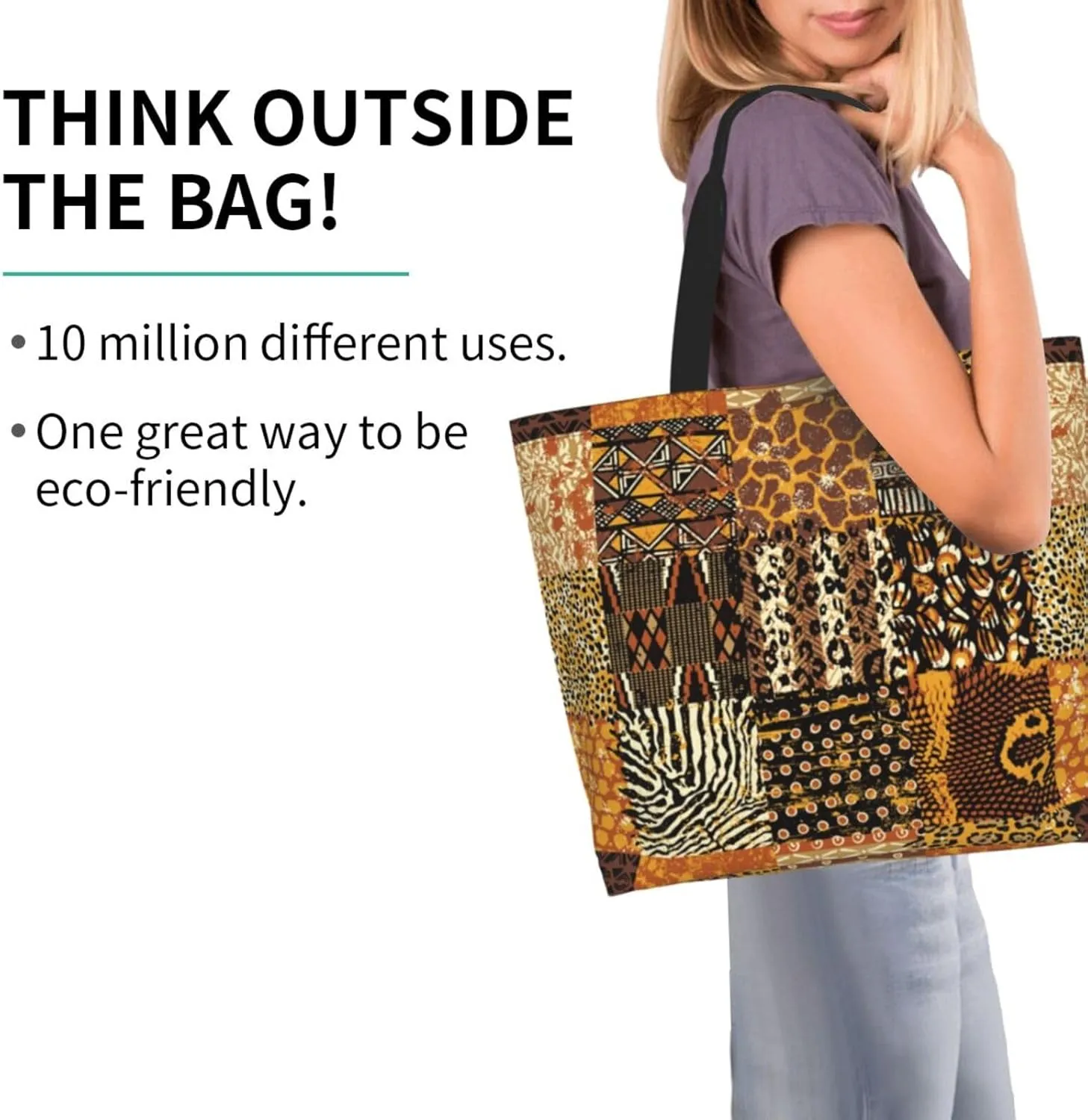African Ethnic Grocery Bag Africa Shoulder Bag Handbag Shopping African Grocery Bags Tote Bag African Art Bag