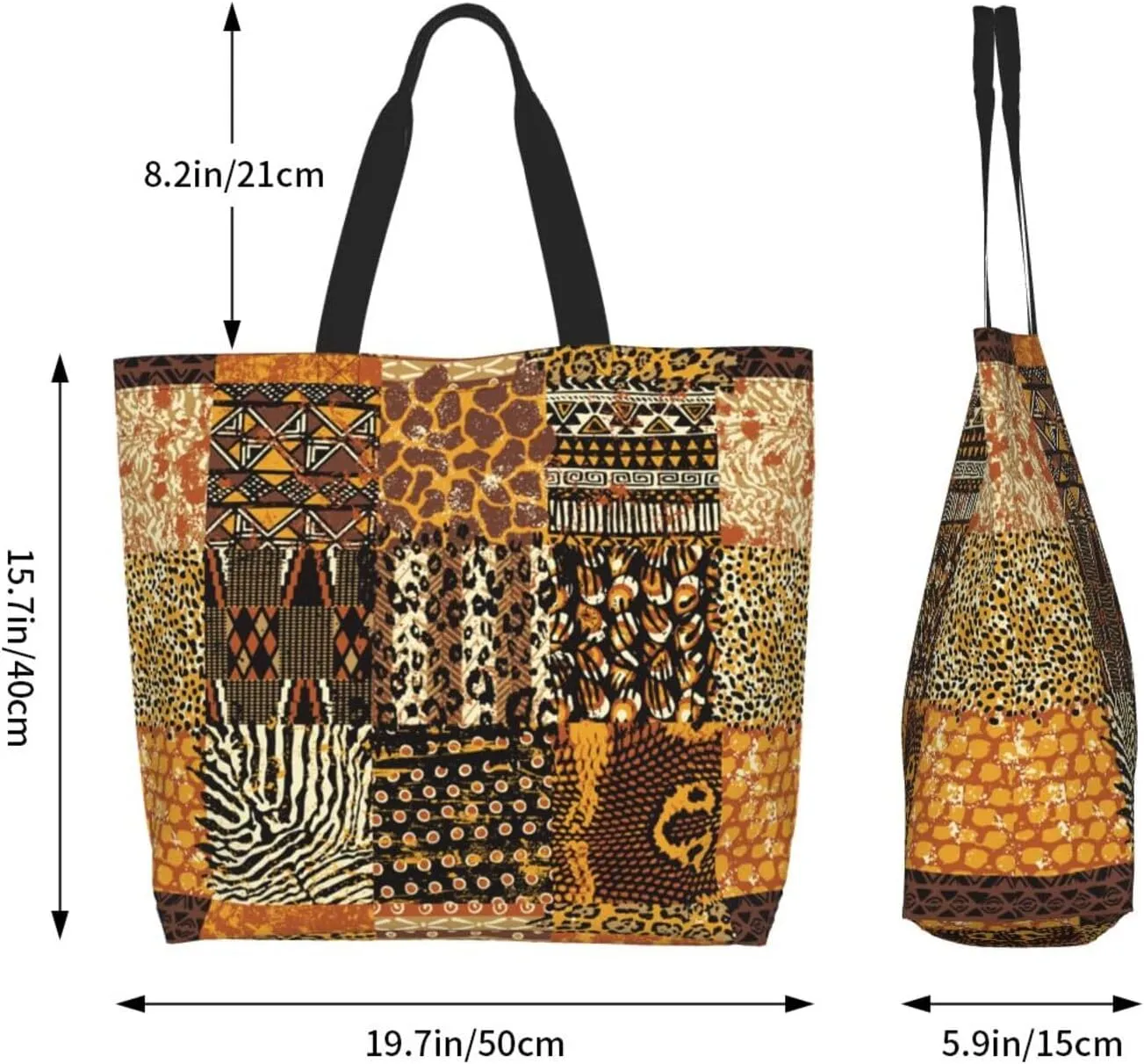 African Ethnic Grocery Bag Africa Shoulder Bag Handbag Shopping African Grocery Bags Tote Bag African Art Bag