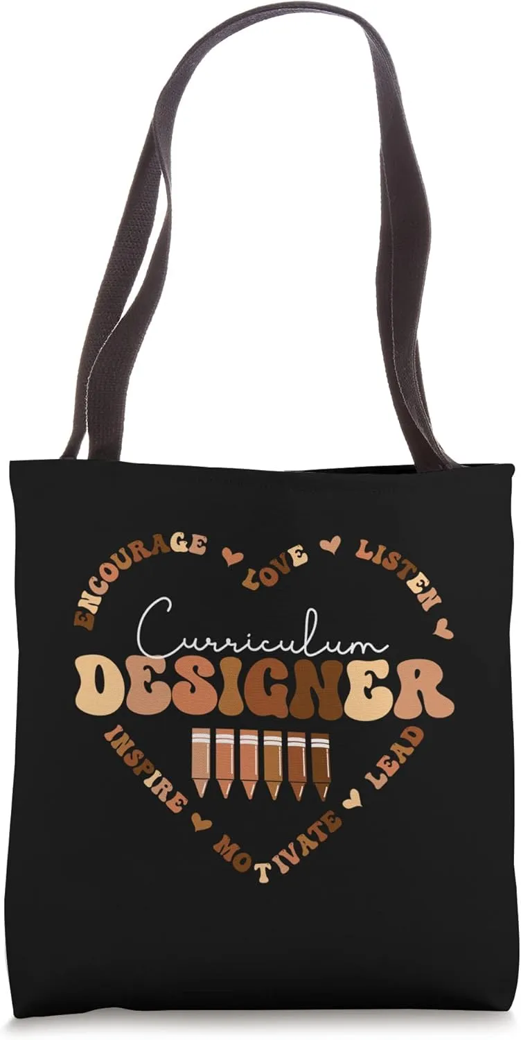 Afro African Black History Month Curriculum Designer School Tote Bag