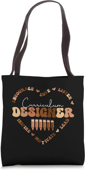 Afro African Black History Month Curriculum Designer School Tote Bag