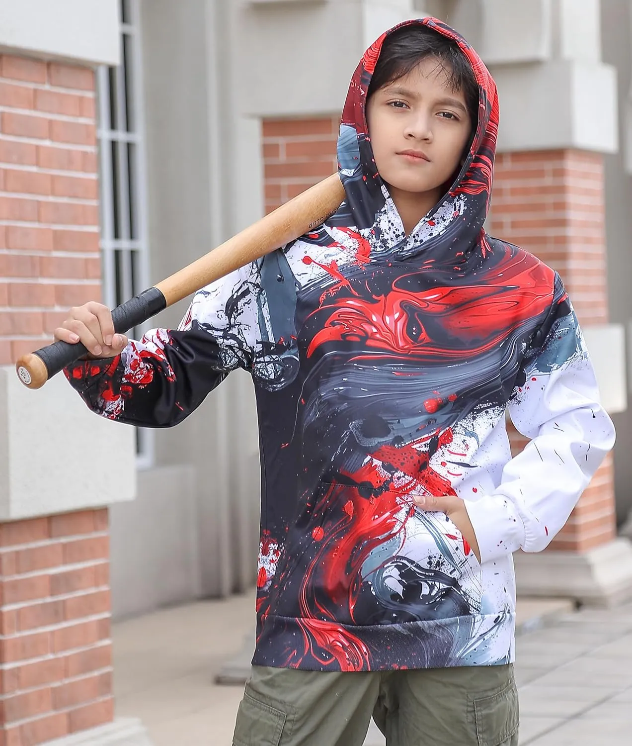Ahegao Kid Hoodies Boys Sweatshirts for Girls 3D Prints Pullover 6-16 Years