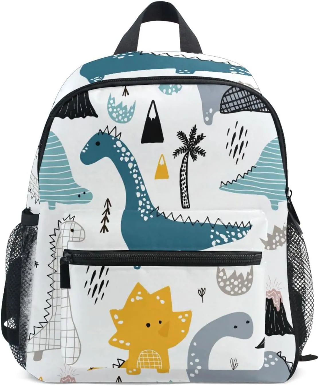 ALAZA Cute Kid's Back Pack Dino Scandinavian Style Todder Backpack lightweight Preschool Kindergarten Book Bag Practical and Durable Daycare Bag for Travel,Toys