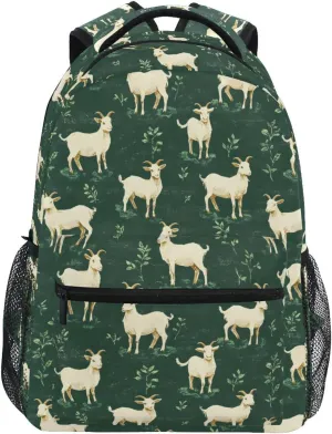 ALAZA Goat Meadow Kids School Backpack for Boys Girls Teens Bookbag Travel Daypack Bag 16 inch