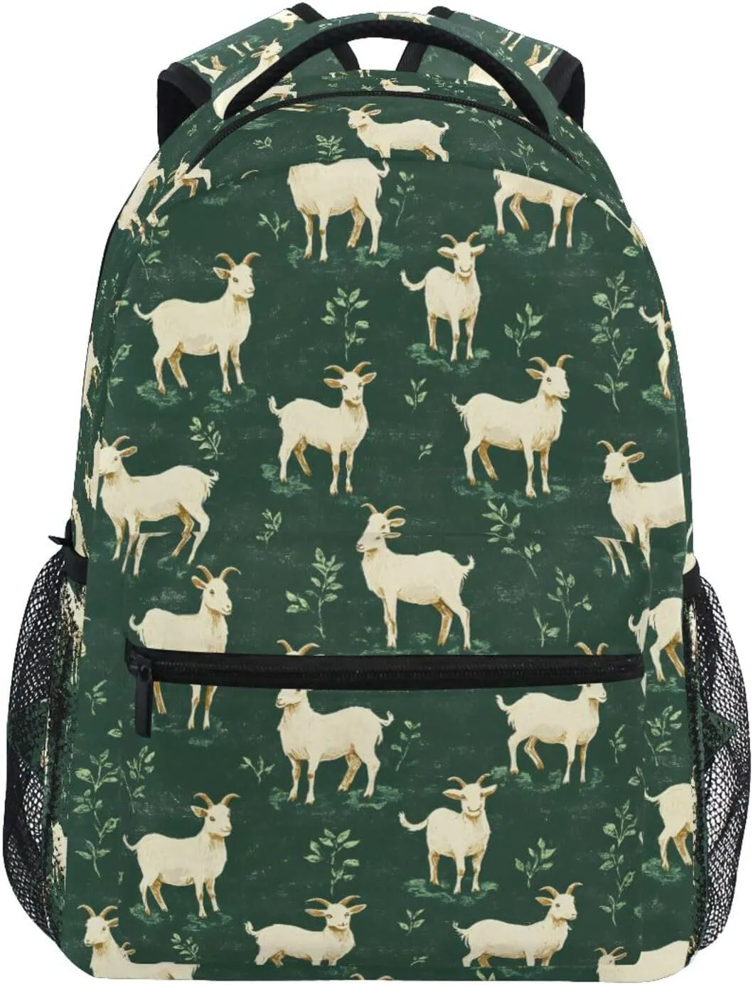 ALAZA Goat Meadow Kids School Backpack for Boys Girls Teens Bookbag Travel Daypack Bag 16 inch