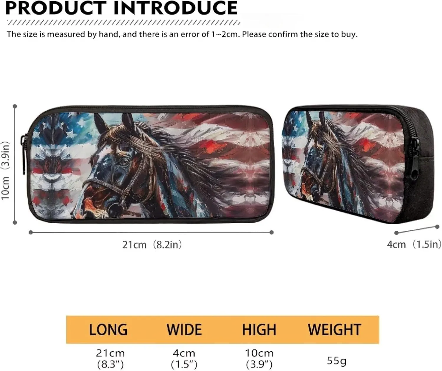 American Flag Backpack for Girls Kids Backpack Set Waterproof Lightweight School Bag Reusable Foldable Meal Bag Pen Case for Travel Outdoor Picnic