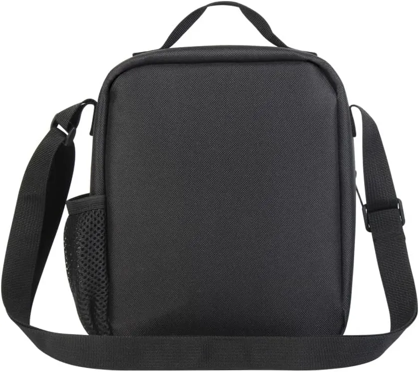 American Football 3D Print Portable Lunch Bag with shoulder strap, Reusable Insulated Lunch Box Cooler Bag for Kids Boys
