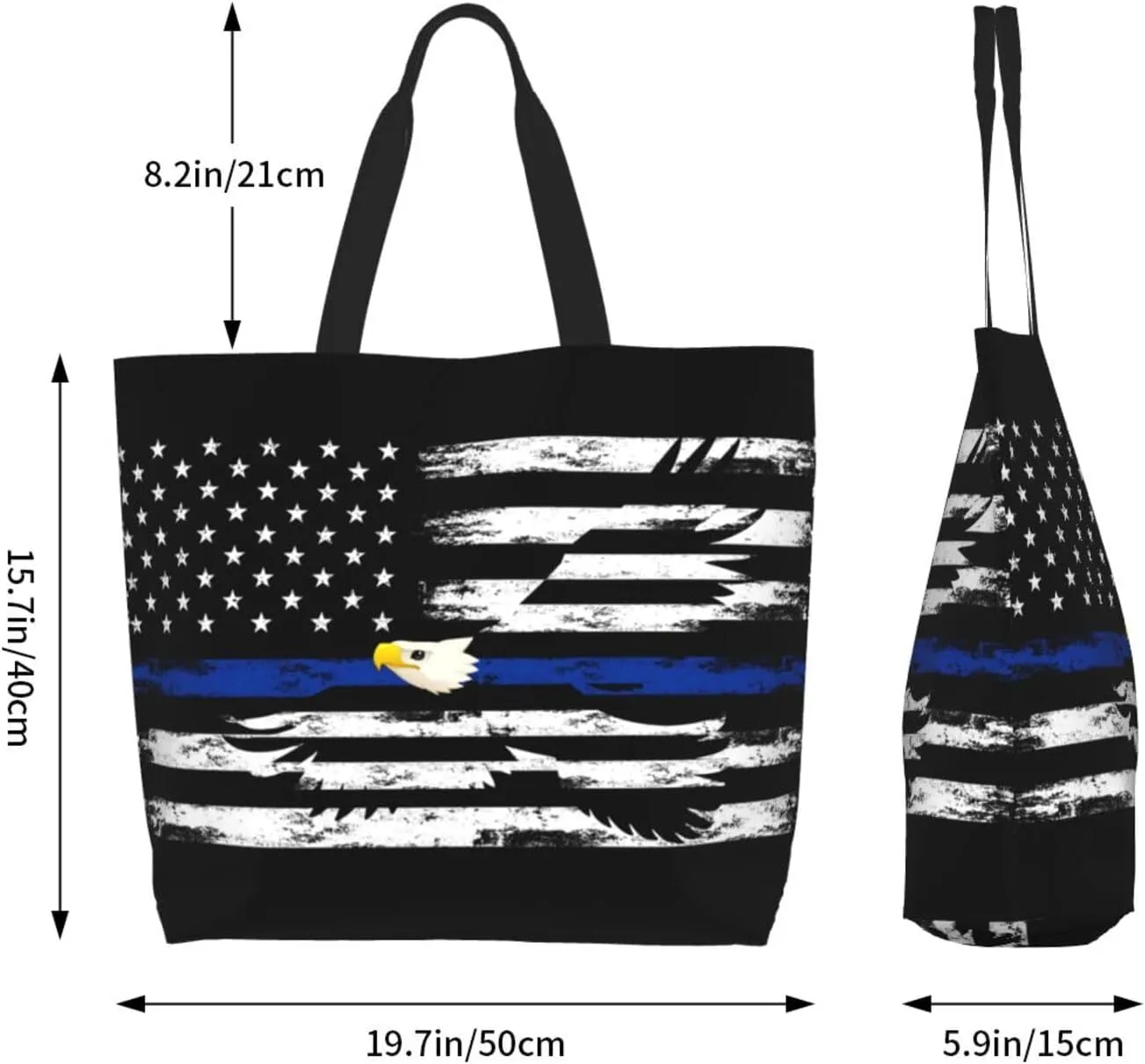 American Grocery Bag American Flag Shopping Bag America Handbag Bags American Tote Bag Flag Bags