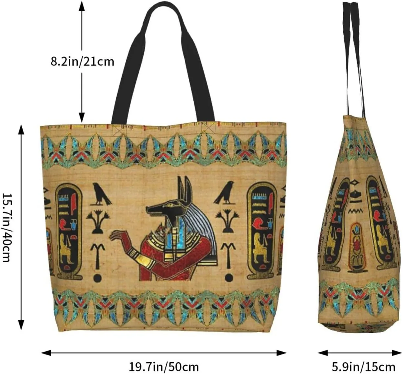 Ancient Egypt Grocery Bag Egypt Shoulder Bag Egyptian Grocery Bags Tote Shopping Bag Egypt Bag History Gifts