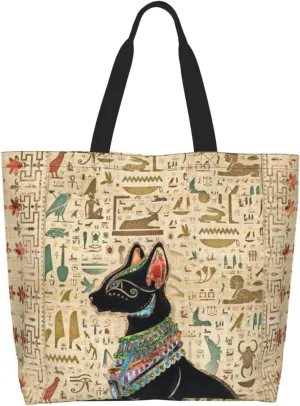 Ancient Egypt Grocery Bag Egypt Shoulder Bag Egyptian Grocery Bags Tote Shopping Bag Egypt Bag History Gifts