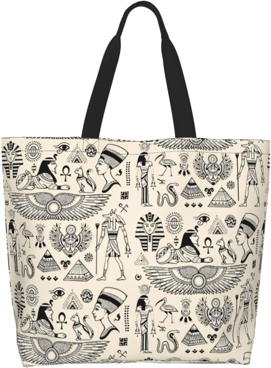 Ancient Egypt Grocery Bag Egypt Shoulder Bag Egyptian Grocery Bags Tote Shopping Bag Egypt Bag History Gifts