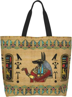 Ancient Egypt Grocery Bag Egypt Shoulder Bag Egyptian Grocery Bags Tote Shopping Bag Egypt Bag History Gifts