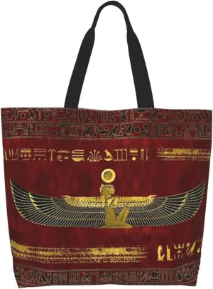 Ancient Egypt Grocery Bag Egypt Shoulder Bag Egyptian Grocery Bags Tote Shopping Bag Egypt Bag History Gifts
