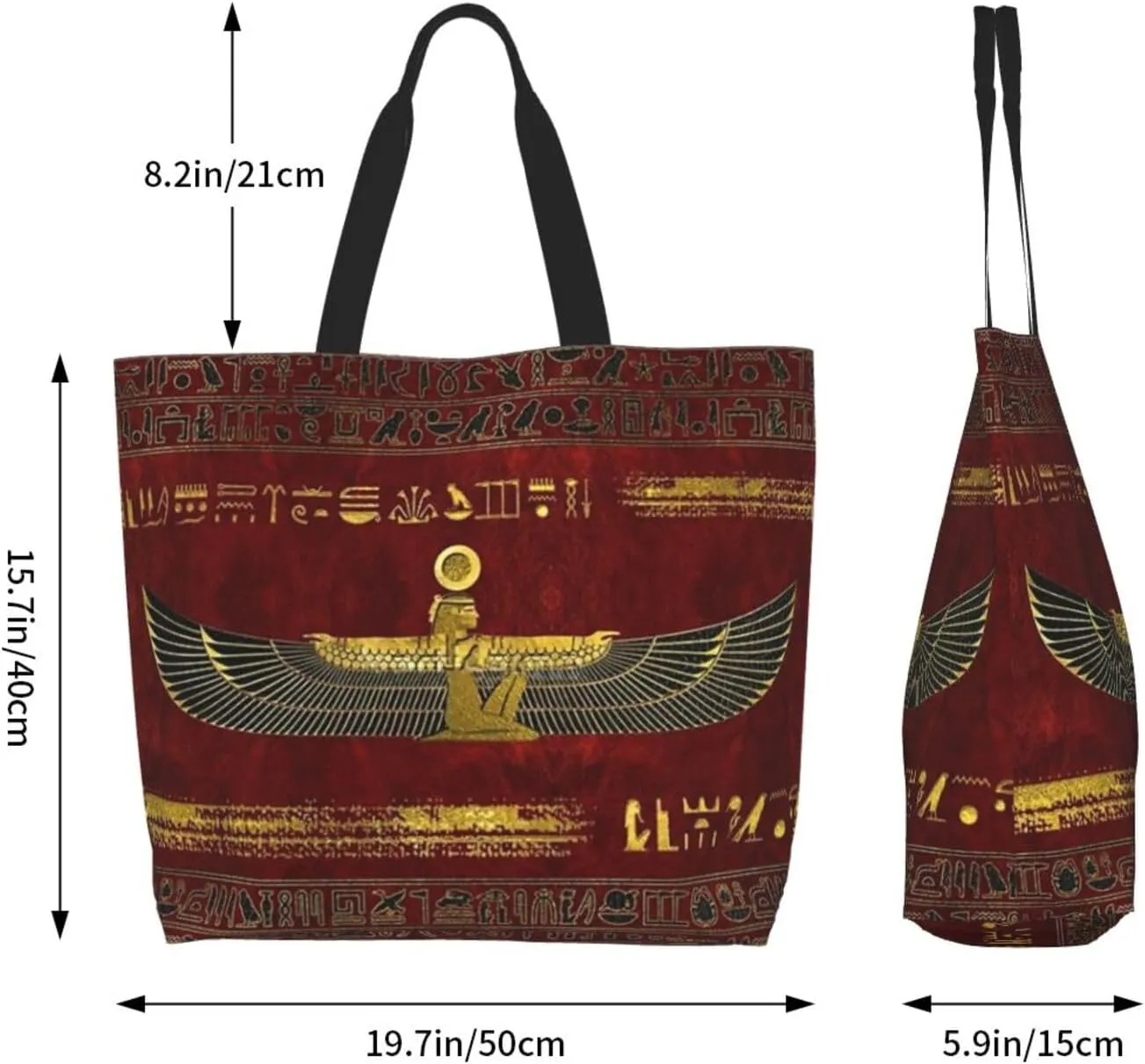Ancient Egypt Grocery Bag Egypt Shoulder Bag Egyptian Grocery Bags Tote Shopping Bag Egypt Bag History Gifts