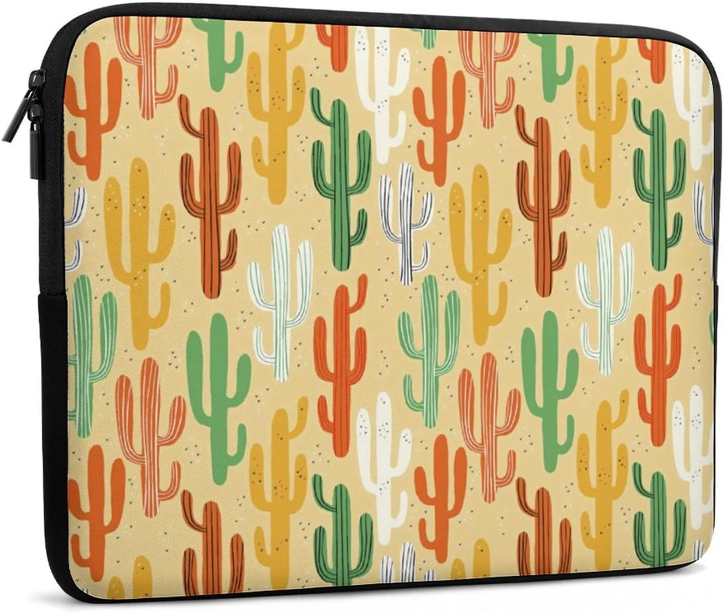 Anime Succulent Cactus Plant Laptop Bag Travel Notebook Laptops Sleeve 12inch for Men Women Computer Shockproof Storage Bag Business Trip Camping Organizer Protective Zipper Carry Case