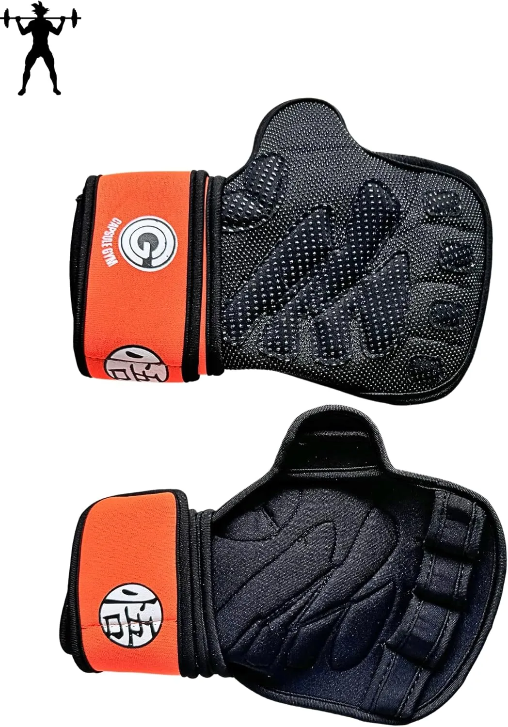 Anime Ventilated Weightlifting Workout Gloves with Wrist Support for Men and Women | Ideal for Weightlifting, Gym Workout, Pull Ups, Cross Training