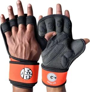 Anime Ventilated Weightlifting Workout Gloves with Wrist Support for Men and Women | Ideal for Weightlifting, Gym Workout, Pull Ups, Cross Training
