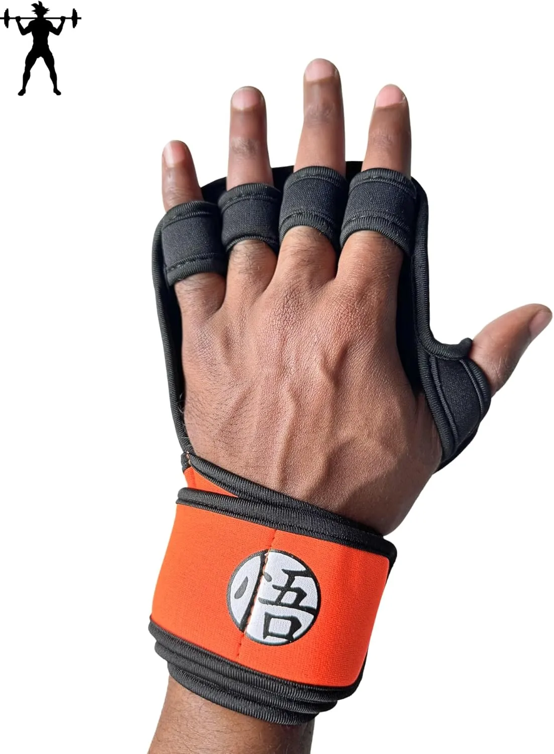Anime Ventilated Weightlifting Workout Gloves with Wrist Support for Men and Women | Ideal for Weightlifting, Gym Workout, Pull Ups, Cross Training