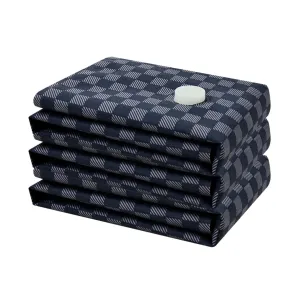 ANYHOUZ Vacuum Storage Bag 2PC Black Airtight Oxford Fabric Compression Space Saving Organizer