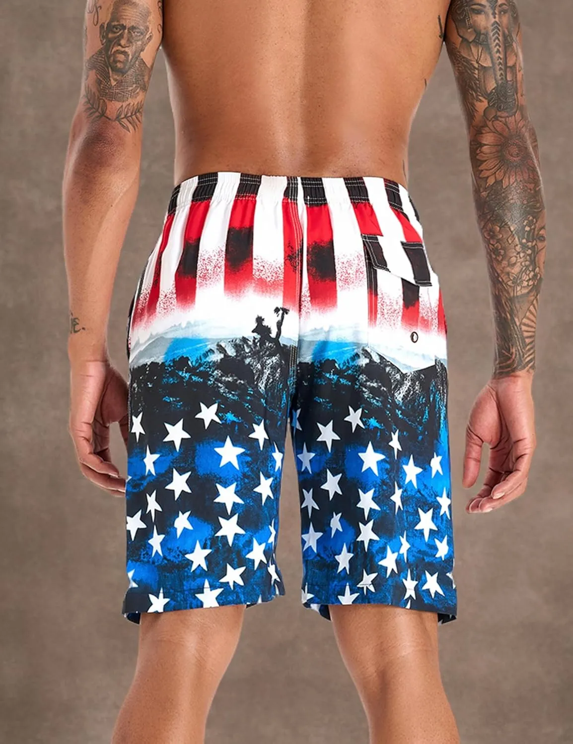 APTRO Men's Swim Trunks 9" Quick Dry Bathing Suit Big & Tall Beach Swimsuits