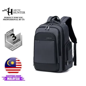Arctic Hunter i-Braverz Multicompartment Laptop Backpack Business Travel USB Laptop Bag (15.6")