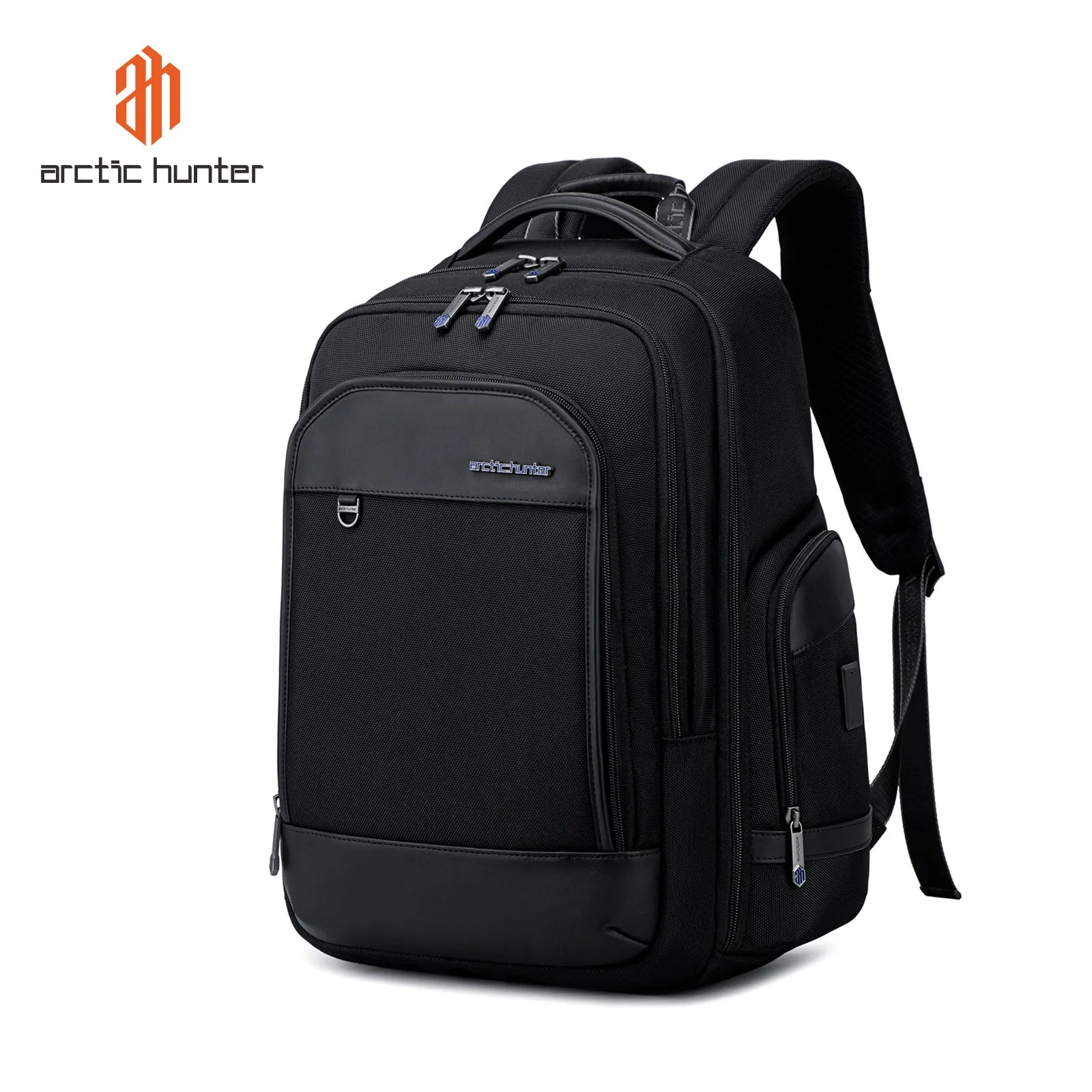 Arctic Hunter i-Braverz Multicompartment Laptop Backpack Business Travel USB Laptop Bag (15.6")