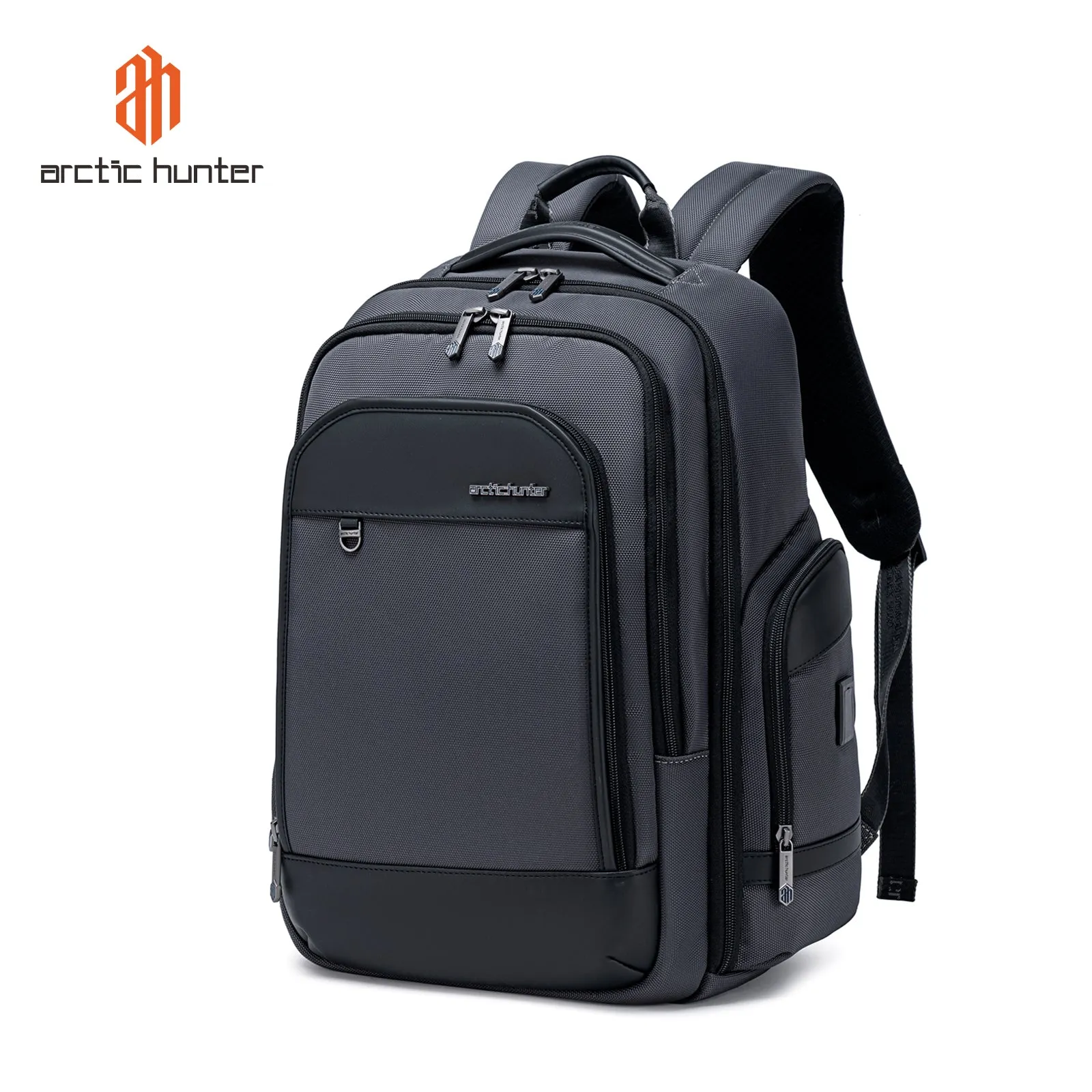 Arctic Hunter i-Braverz Multicompartment Laptop Backpack Business Travel USB Laptop Bag (15.6")
