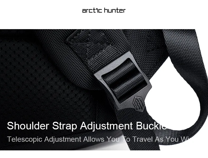 Arctic Hunter i-Sherwoodz Multi Compartment Laptop Backpack Business Travel Laptop Bag (15.6")