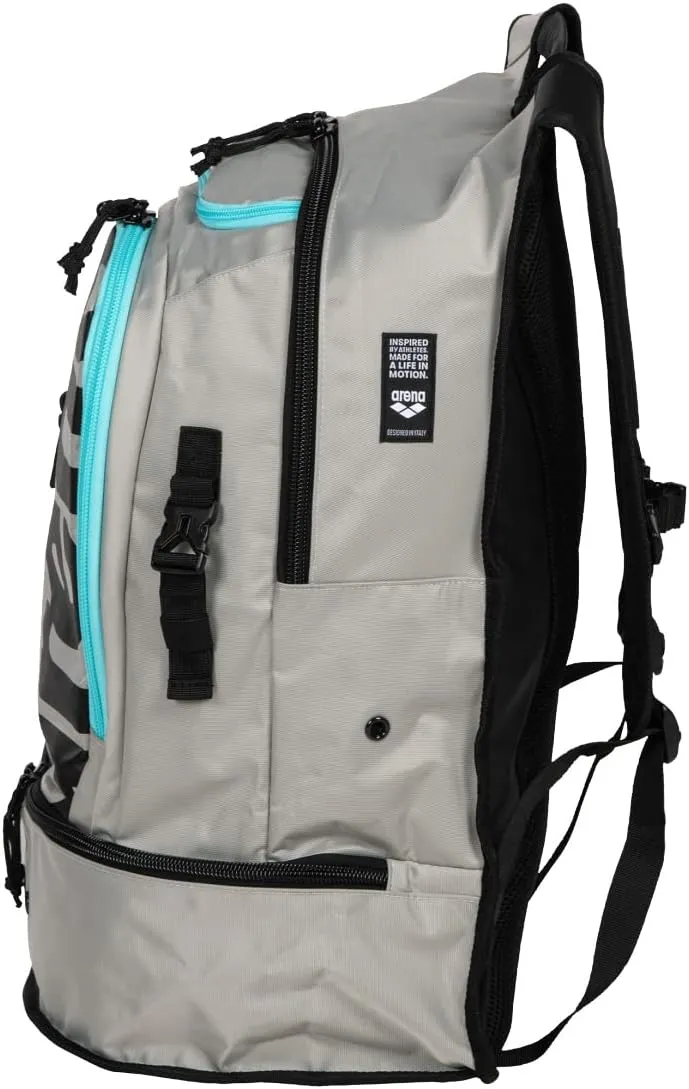 ARENA Unisex Adult Fastpack 3.0 Swim Bag Athlete Sports Backpack Gym Workout Rucksack Wet Gear/Shoes Compartment, 40 Liters