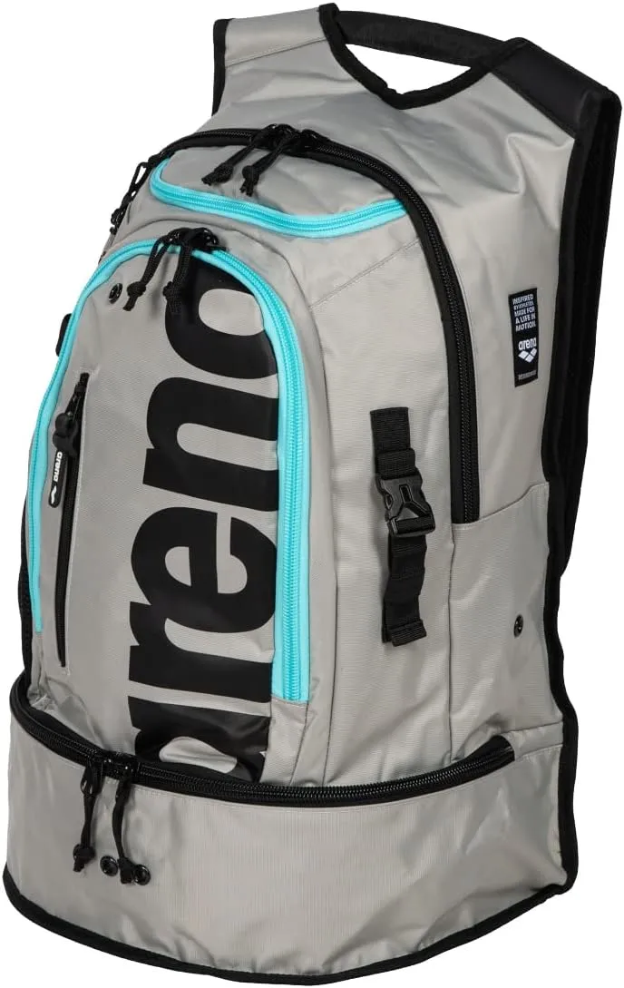 ARENA Unisex Adult Fastpack 3.0 Swim Bag Athlete Sports Backpack Gym Workout Rucksack Wet Gear/Shoes Compartment, 40 Liters