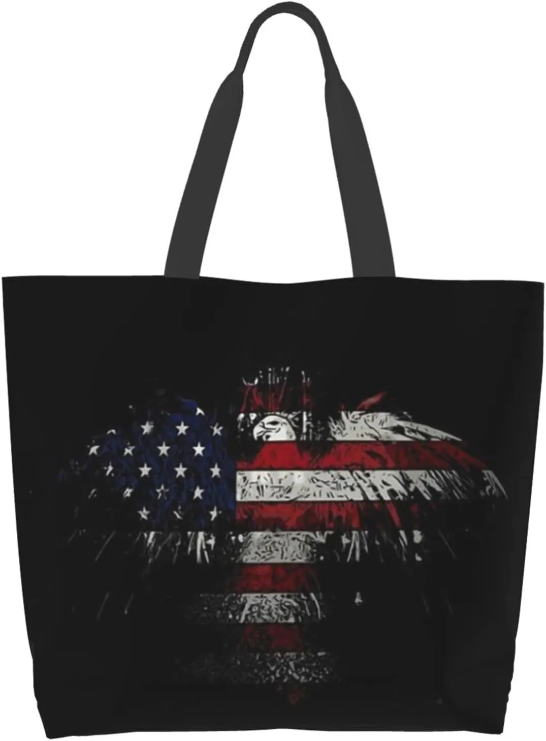 ASYG Chicago Shoulder Bag Chicago Flag Bags Storage Handle Shopping Bag Portable Chicago Bag