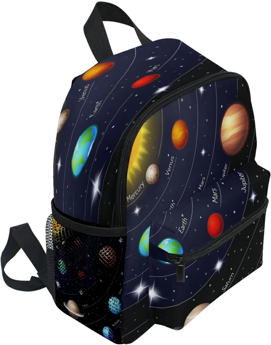 AUUXVA Universe Space Galaxy Solar System Kids Toddler Backpack for Men Women,Preschool Shoulder Bag School Bookbag Backpack for Boy Girls Student Baby Diaper Bag Nursery Bag