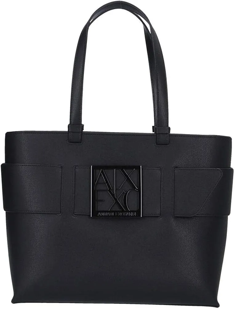 A｜X ARMANI EXCHANGE Susie Shopping Small, Black