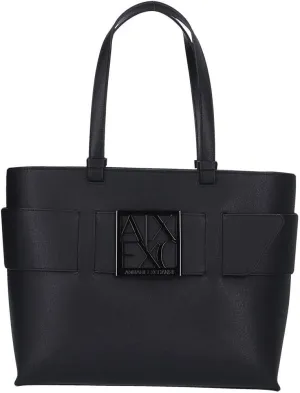 A｜X ARMANI EXCHANGE Susie Shopping Small, Black