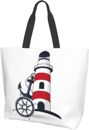 B TREE Italy Resort Lakeside Landscape Canvas Tote Bag Women Casual Shoulder Bags for Shopping Grocery Large Handbag