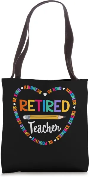Back to School Tee Retired Teacher Former Teacher Squad Tote Bag