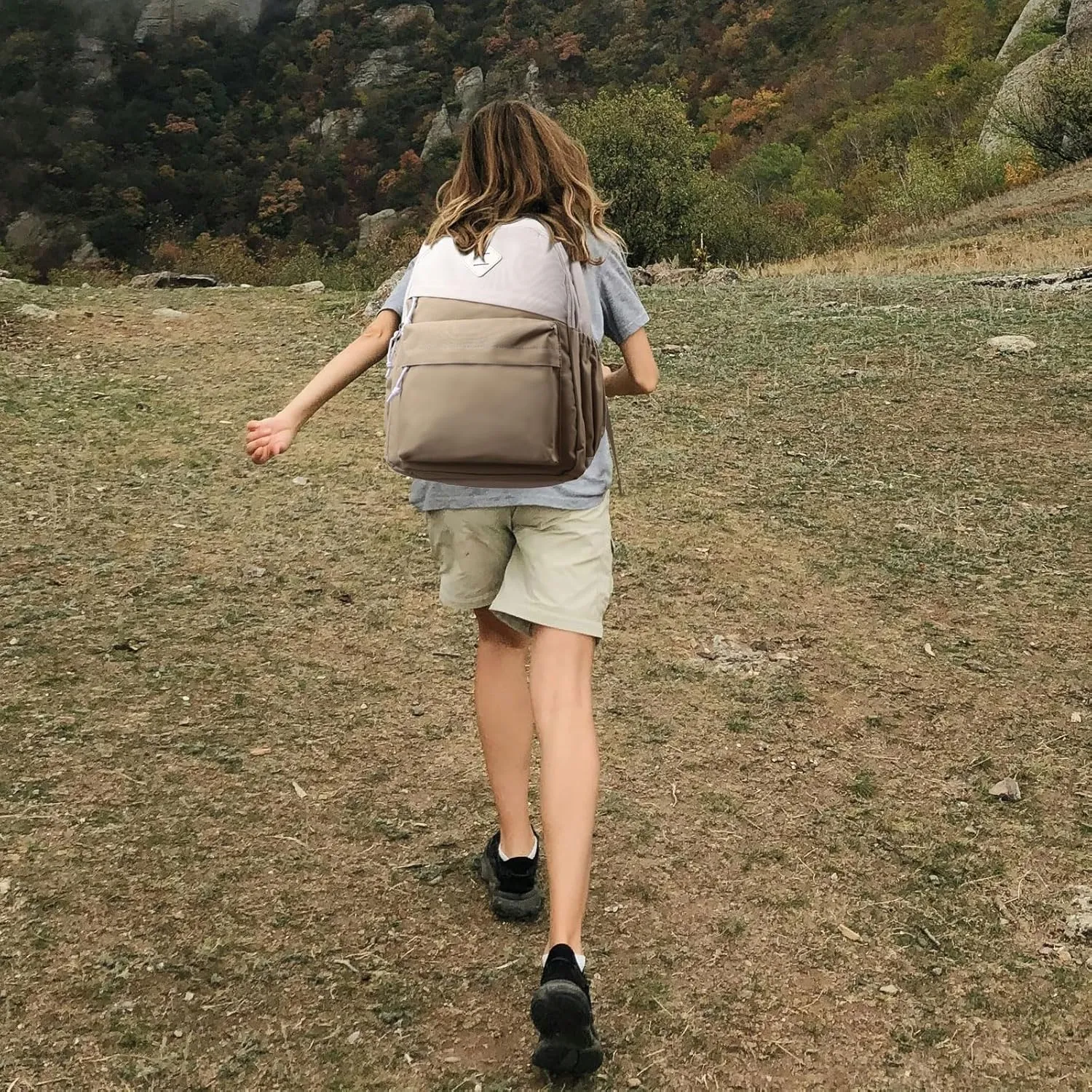 Backpack for School,Classic Women Bookbag with Laptop Compartment for Teen Girls and Boys,Mochilas Escolares for High School College Students
