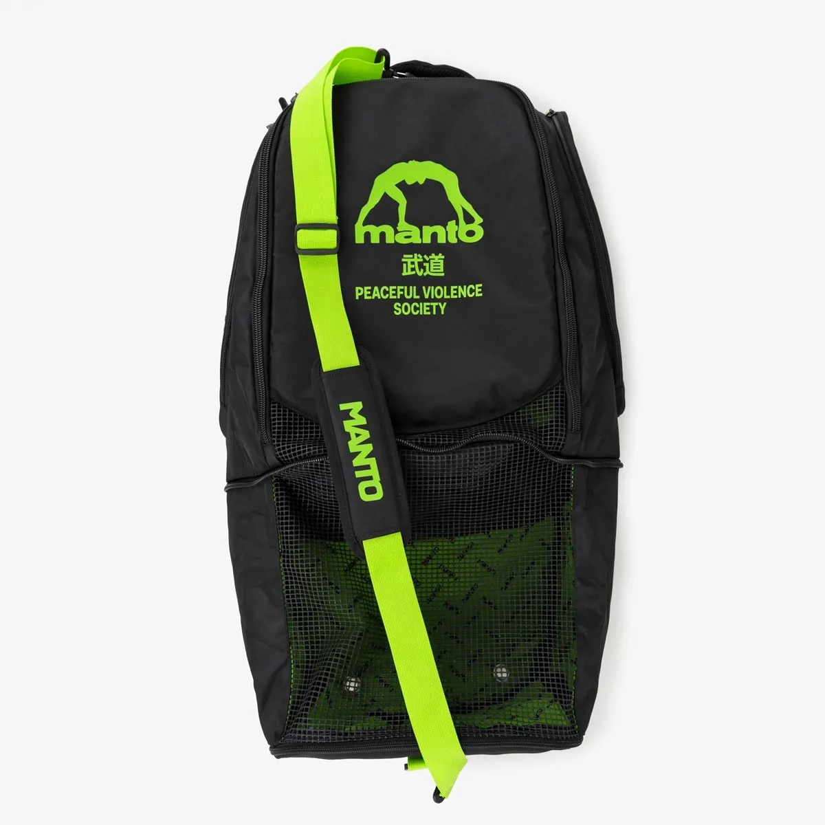 Backpack Manto SOCIETY Convertible XL Black-green