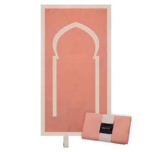 BAHĀ Portable Prayer Mat | Mihrab - Terracotta