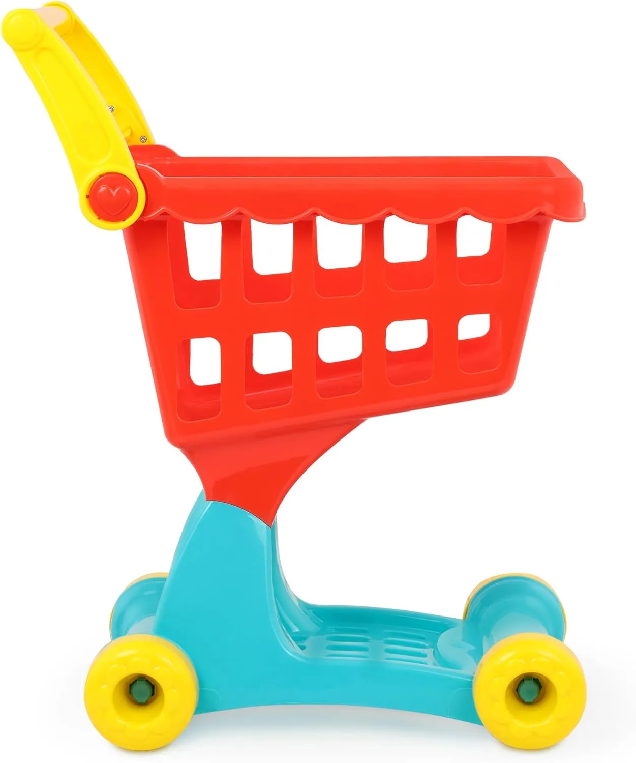 Battat Pretend Shopping Playset Groceries & Cart 29 Play Food Items Kitchen Accessories 2  Years Shopping Day Grocery Cart