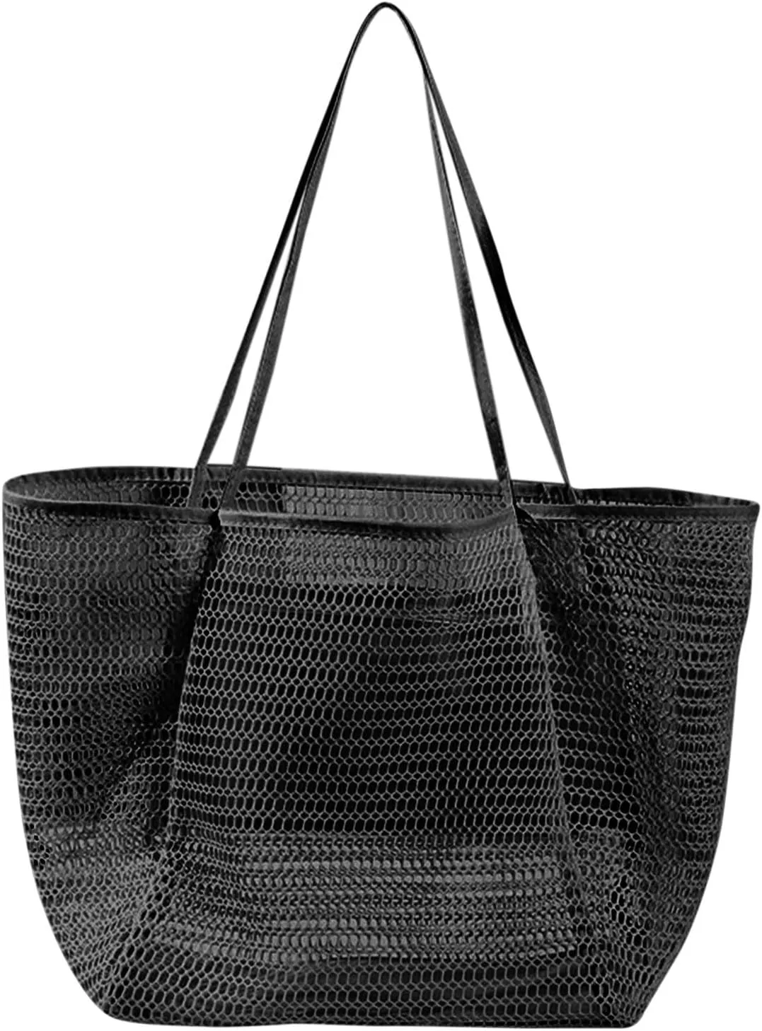 Beach Bag Mesh Tote Bags Mothers Day Gifts for Mom Women Bag for Pool Travel Vacation Gym 2025