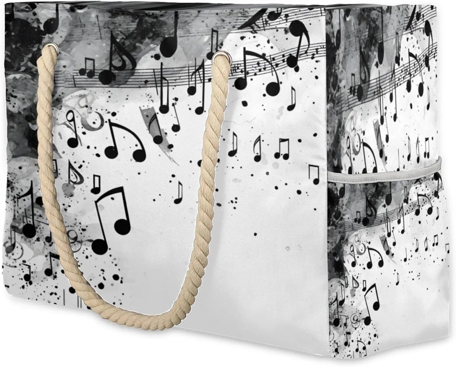 Beach Bags for Women and Men Extra Large Waterproof Sandproof Zipper Travel Tote Bag