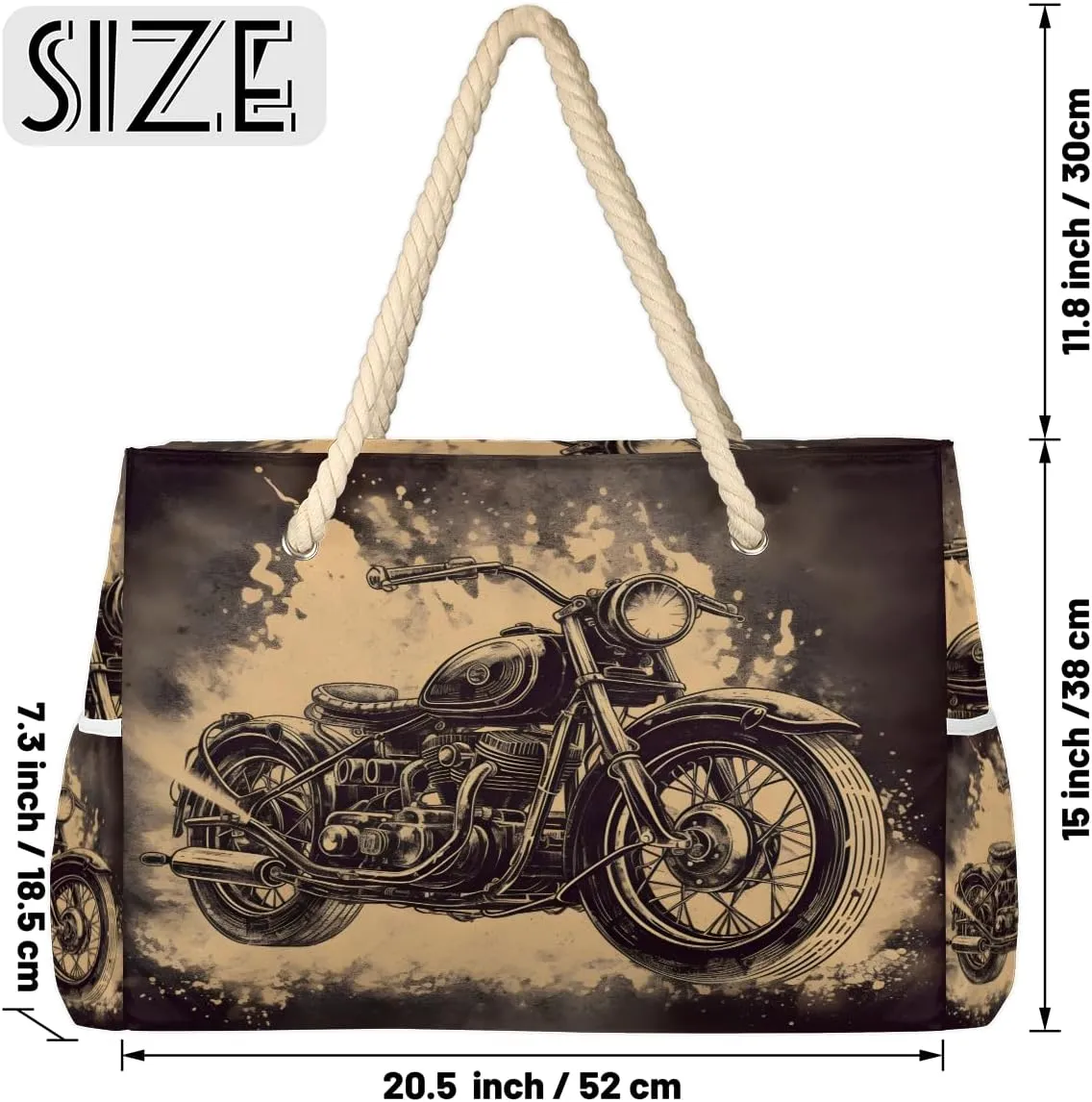 Beach Bags for Women Waterproof Sandproof Large Beach Tote Bag with Zipper Swim Pool Bag for Travel Outdoor