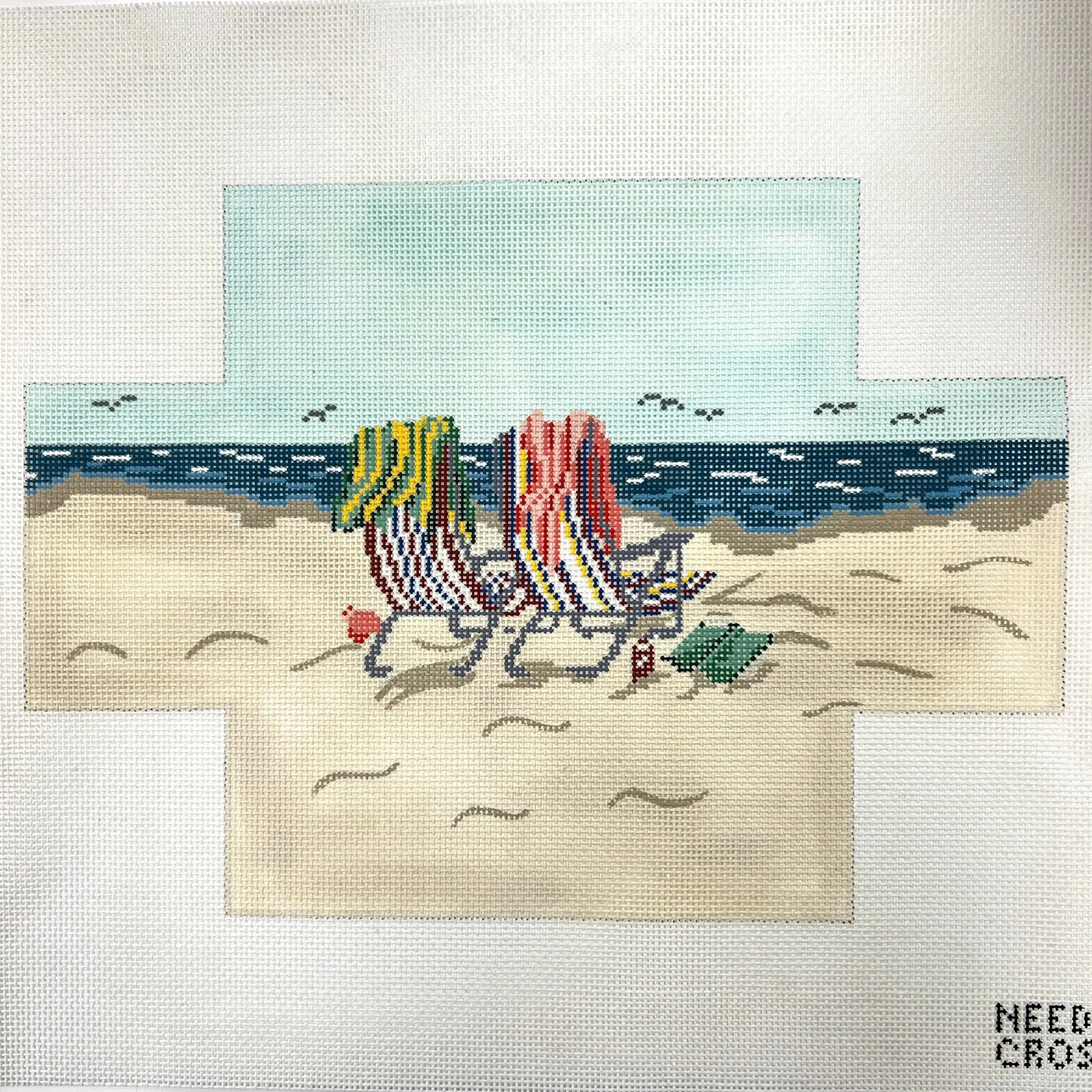 Beach Chairs Brick Cover