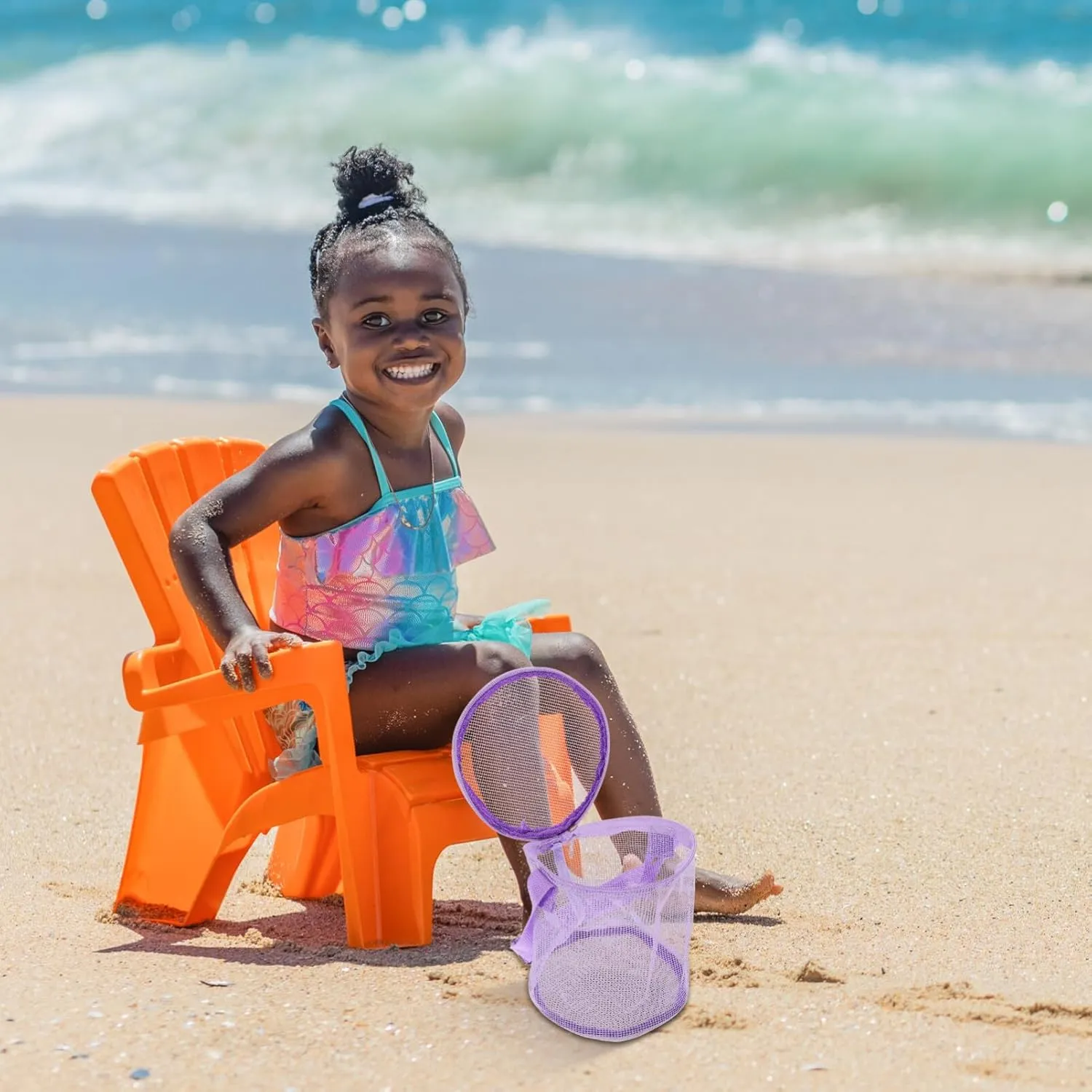 Beach Storage Bag Kids Crossbody Bag Tote Purse Organizer Insert Mesh Toy Bags Beach Shoulder Bag Pool Towels Bag Quick Dry Net Tote Beach Supply Children Beach Bag Beach Kids Bag