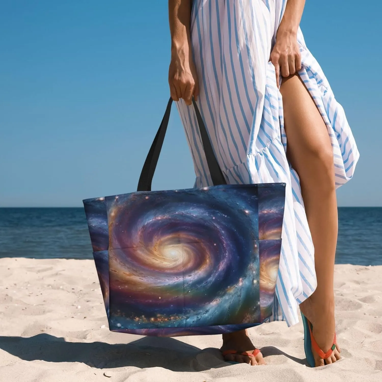 Beach Tote Bag for Women Oversized Travel Weekender Bags Sport Soccer Waterproof Pool Bag Beach Accessories