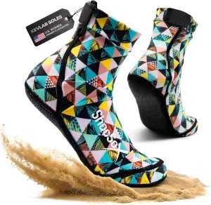 Beach Volleyball & Sand Soccer Socks No-Holes Guaranteed Soles for Maximum Protection