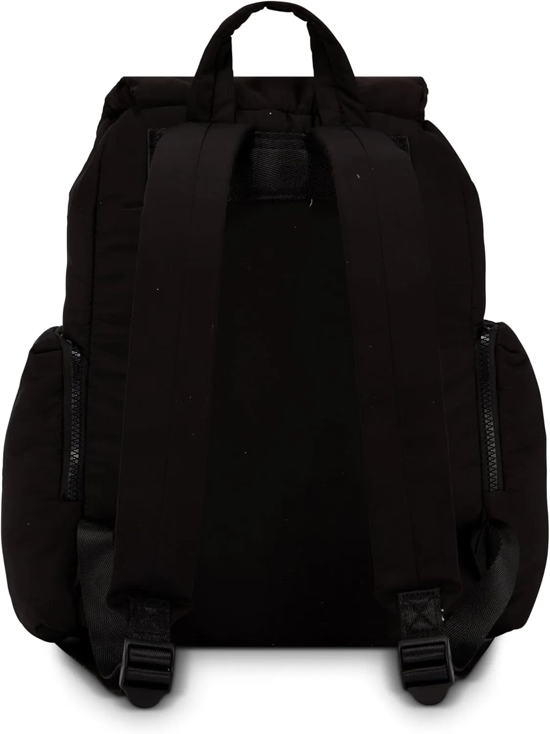 BEARPAW Women’s Backpack - Puffy Quilted Top Open Backpack for Women, Laptop Bag for Work & Travel | Fits Most 15" Laptops, Black