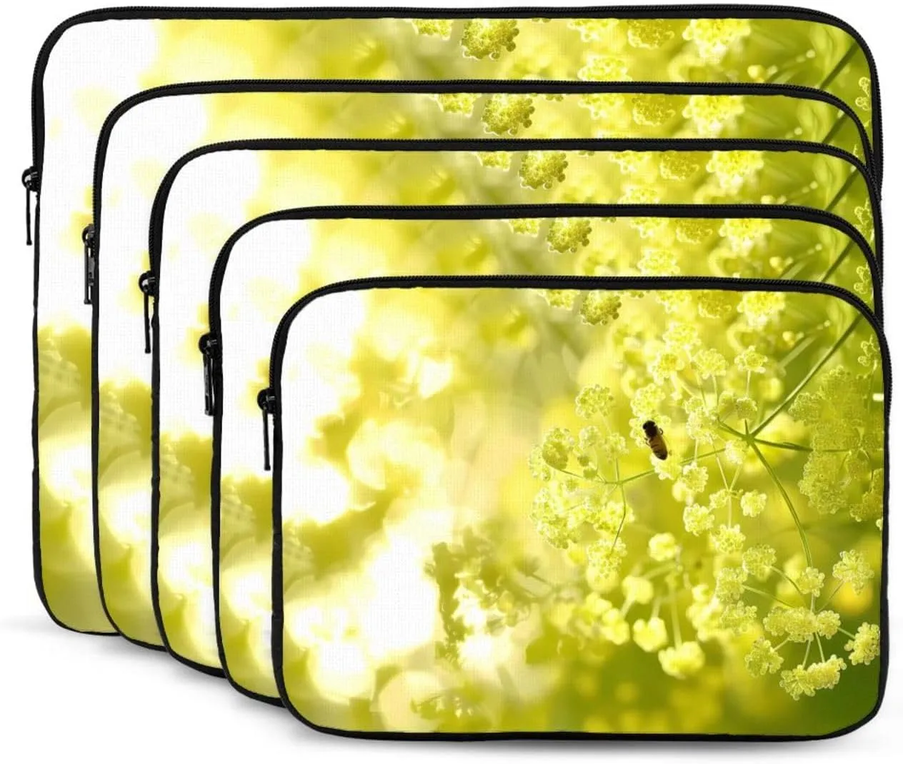 Bee Collecting Honey Laptop Inner Bag Laptop Sleeve Case Briefcase Carrying Laptop Cover