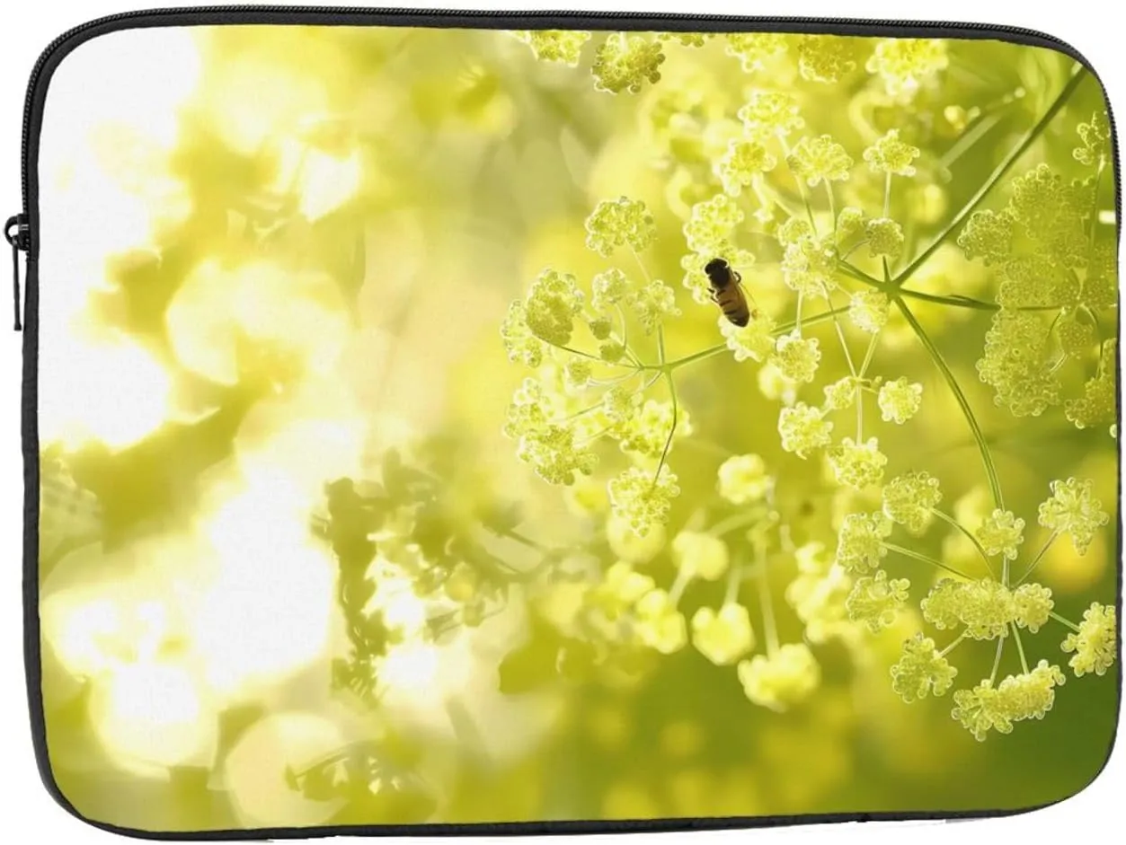 Bee Collecting Honey Laptop Inner Bag Laptop Sleeve Case Briefcase Carrying Laptop Cover