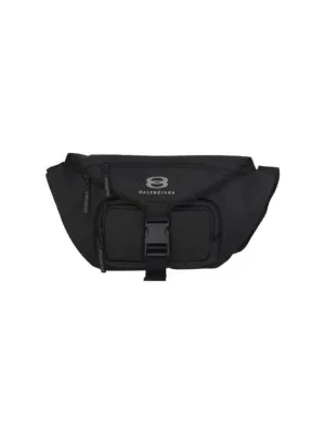 Belt Large Bag Express worldwide Utility Black Shockproof Balenciaga